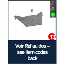 Shark Spartan Rs Carbon Arka Spoiler Orta Parça VE8182/VE8187