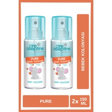Cire Aseptine Bebek Kolonyası Pure 150 ml x 2 Adet
