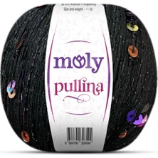 Moly Pullina Simli Pullu Örgü Ipi 50 gr 145 Metre 1 Adet