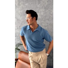Modefendicom Polo Yaka Örme Triko Tshirt