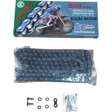 Koçak Motor Cz Çekoslovak Motosiklet Zinciri O-Ringli 520-120L Siyah