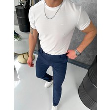 Modefendicom Yüksek Kalite Slimfit Merserize Kumaş Bisiklet Yaka Tshirt