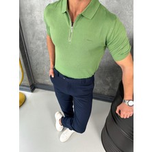 Modefendicom Yüksek Kalite Polo Yaka Fermuarlı Tshirt