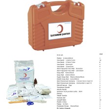 Plastik Ilkyardım Çantası  Ilkyardım Içerik Paketi Full Set