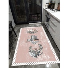 Özgürce Modern Dijital Baskı Mutfak Halısı, Yıkanabilir ve Lüks Dekoratif Taban Halı