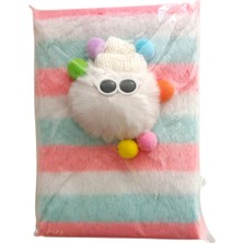 Seyfi Kırtasiye 14X20 cm Peluş Hatıra Defteri 80 Yaprak Çizgili-21