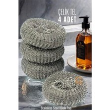 Go İthalat 4 Parça  Bulaşık Top Teli (784)