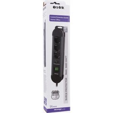 TeknoBeyza S-Link SPGKS03 Swapp Serisi 3'lü Akım Korumalı Priz (900 Joule)