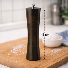 Bavella Döner Başlıklı Ahşap Tuzluk 14 cm