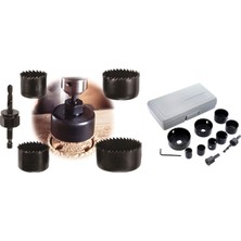 General 11 Parça Panç Seti Ağaç Kesme Testere Matkap Ucu Takımı Alçıpan Tavan Kesme