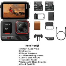 INSTA360 Ace Pro 2 8k Aksiyon Kamerası Fotoğraf Baskı Kiti – Leica Lens, Cep Yazıcısı, Aktif Hdr