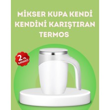 Değirmen Grup Elektrikli Otomatik Karıştırıcı Kupa – 304 Paslanmaz, USB Şarjlı, Taşınabilir - Lisinya