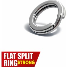 Alesta Flat Split Ring Strong Suni Yem Halkası