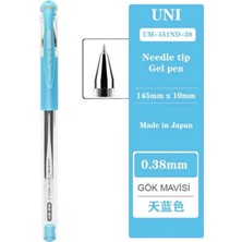 Uniball Signo Needle ( 0.38 )  Jel Kalem Gökmavi