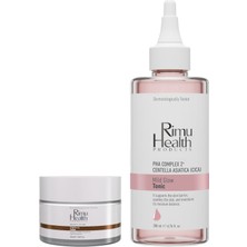 Rimu Health Products Hassas Ciltler Için Leke Oluşumu Önleyici Arbutin Krem + Cica Pha Tonik