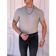 Modefendicom Süper Kalite Armür Kumaş Pamuklu Tshırt