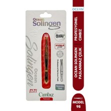 Ocean Solingen Cımbız Siyah-Gold Ince Ağız Asu-98