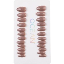 Ocean Profesyonel Takma Tırnak Seti Glazed Chocolate EBAY-212