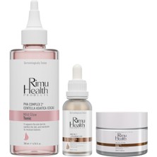 Rimu Health Products Hassas Ciltler Için Leke Oluşumu Önleyici Arbutin Krem + Arbutin Serum + Pha Tonik 3'lü Paket