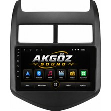 GÖZA-X Chevrolet Aveo 2011-2013 Multimedya Çerçevesi 9 Inç Soketleri Içinde