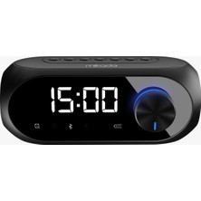 TeknoBeyza Mikado MD-24BT Bluetooth Hoparlörlü Rgb Işıklı Dijital Masa Saati ve Alarm