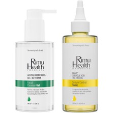 Rimu Health Products Yağlı Ciltler Için Sebum Kontrol Bha Tonik + Temizleme Jeli