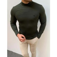 Modefendicom Slim Fit Italyan Kesim Tam Balıkçı Boğazlı Kazak