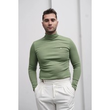 Modefendicom Slim Fit Italyan Kesim Tam Balıkçı Boğazlı Kazak