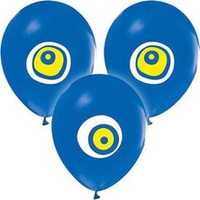 Keskin Sound Nazar Boncuğu Mavi Balon 100 Lü