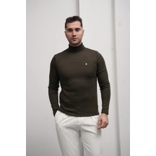 Modefendicom Slim Fit Italyan Kesim Tam Balıkçı Boğazlı Kazak