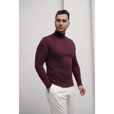 Modefendicom Slim Fit Italyan Kesim Tam Balıkçı Boğazlı Kazak