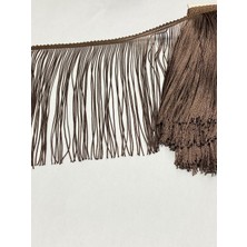 Püskül Saçak 20 cm / Kahverengi /  1 Metre