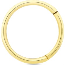 Ethem Gold 14 Ayar Düz Altın Halka Tragus Piercing