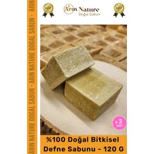 Carlburn #defnesabunu Doğal Güzel Kokulu El Yüz Saç Vücut Orijinal Bitkisel %100 Defne Sabunu 120G - 3 Adet