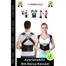 Carlburn #korse Kamburluk Önleyici Ayarlanabilir Ortopedik Medikal Kadın Erkek Dik Duruş Korsesi - 2 Adet