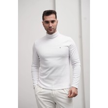 Modefendicom Slim Fit Italyan Kesim Tam Balıkçı Boğazlı Kazak