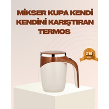 Getittir USB Şarjlı Manyetik Karıştırıcı Kupa – Otomatik Kahve Karıştırma Bardağı - Lisinya