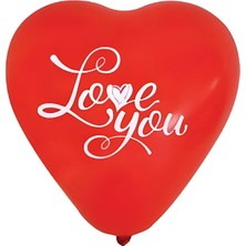Keskin Sound I Love You Baskılı Kalp Balon 100 Lü