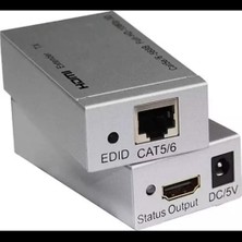 Kaia Life Hytech HY-HDEX62, HDMI Exterder, Cat6 Kablo Üzerinde 60METRE Uzatıcı.