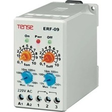 Erf-09 Multifonksiyonlu Flaşör Zaman Rölesi 0.1sn - 100SAAT Ayarlanabilir Tense