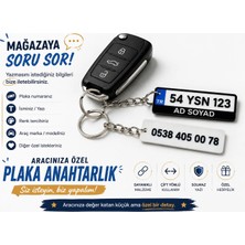 YSN Sounds Plaka Anahtarlık , Kişiye Özel - Hediyelik Çift Yönlü Araç Plaka Anahtarlık - Plakalık Şeklinde Anahtarlık