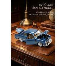 Craftivio Motor Max 1:24 1949 Ford Coupe Model Araba Metal Diecast - Mavi