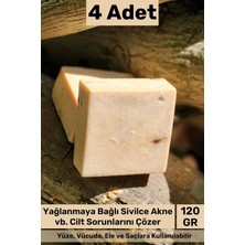 Carlburn #sabun %100 Doğal Güzel Kokulu El Yüz Saç Cilt Vücut Orijinal Bitkisel Argan Sabunu 120G - 4 Adet