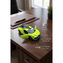 Craftivio Metal Çek Bırak Bugatti Divo Oyuncak Araba 12 cm Kapıları Açılan Yarış Arabası Model Araba