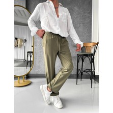 Modefendicom Bel Lastik Detaylı Ipli Baggy Jogger Pantolon