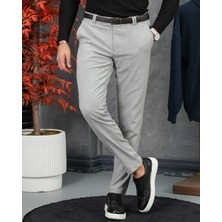 Modefendicom Slim Fit Kalıp Düz Kumaş Pantolon