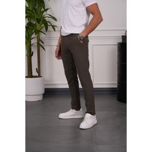 Modefendicom Slim Fit Kalıp Düz Kumaş Pantolon