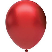 Keskin Sound Metalik Kırmızı Renk Balon 100 Lü