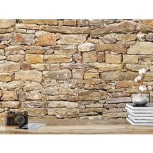 Duvarline Yığma Taş Desen Kendinden Yapışkanlı Duvar Kağıdı ( 65 cm x 3 Mt)