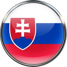 Tamgacrafts Slovakya (Slovakia) Bayrak Rozeti Paslanmaz Çelik Yuvarlak Yaka Pin
